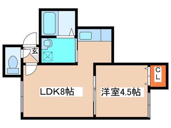 エヴァンス・コートの物件間取画像